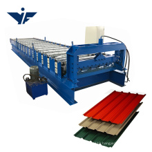 Metal roof tile production line making machine sheets panels cold roll forming price prices